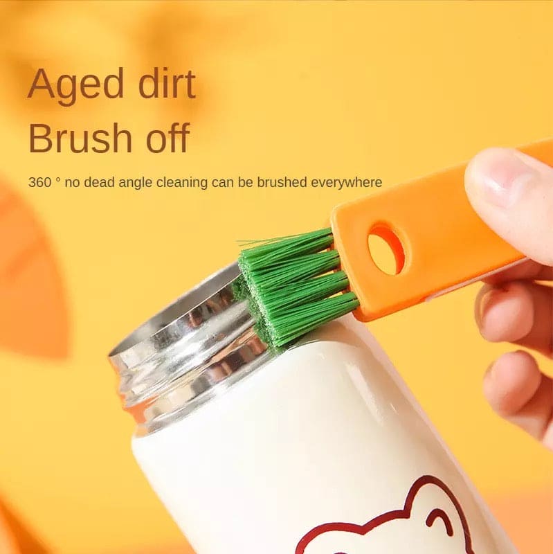 Bottle Cover Gap Cleaning Brush, Lunch Box Rubber Ring Groove Gap Cleaning Brush, 3 in 1 Cup Lid Cleaner, Multifunctional Bottle Gap Cleaner Bottle Cover Gap Cleaning Brush, Lunch Box Rubber Ring Groove Gap Cleaning Brush, 3 in 1 Cup Lid Cleaner, Multifunctional Bottle Gap Cleaner